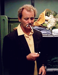Bill Murray Smoking;